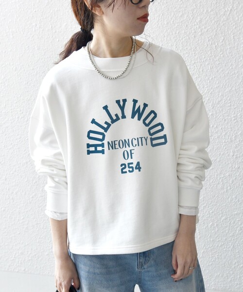「SHIPS any」 「THEKNiTS」スウェットカットソー ONE SIZE ベージュ レディース_画像5