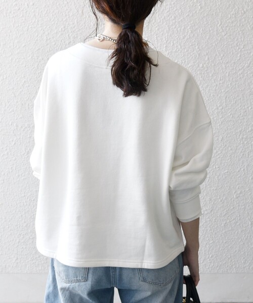 「SHIPS any」 「THEKNiTS」スウェットカットソー ONE SIZE ベージュ レディース_画像7