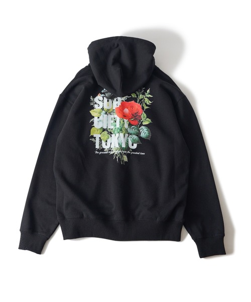 「Subciety」 プルオーバーパーカー MEDIUM ブラック メンズ_画像2