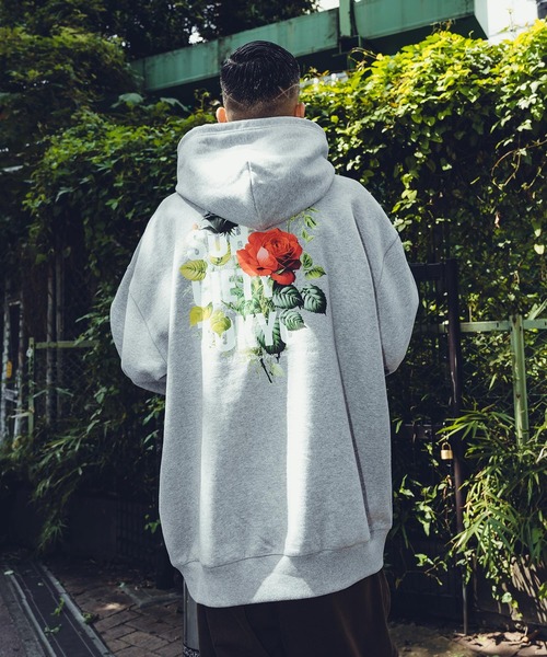 「Subciety」 プルオーバーパーカー MEDIUM ブラック メンズ_画像8
