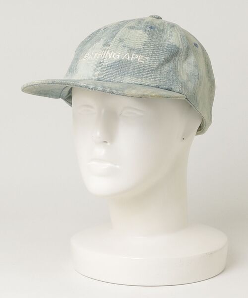 A BATHING APE（アベイシングエイプ） キャップ FREE ブルー