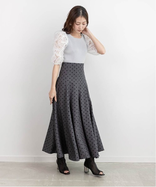 「RANDA」 ヒールサンダル LL アイボリー レディース_画像9