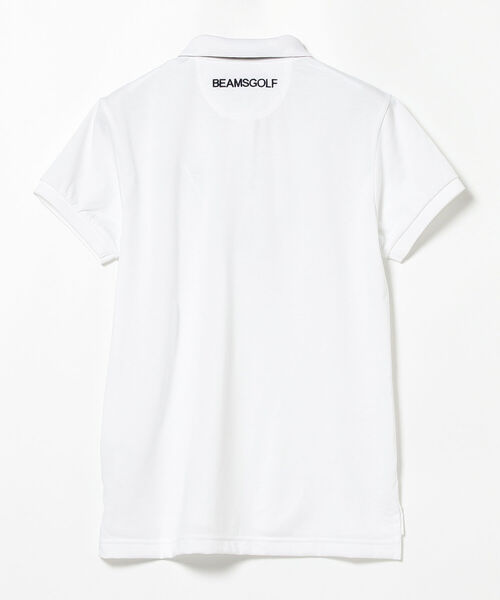 「BEAMS GOLF」 半袖ポロシャツ MEDIUM ネイビー レディース_画像8