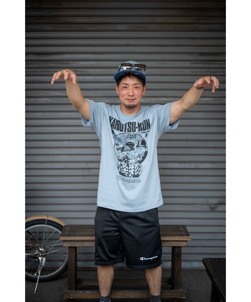 tシャツ 怪物くん(アラマ荘アシッドブルー) メンズ : ZOZOTOWN Yahoo