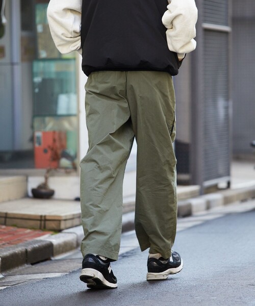 「FREAK'S STORE」 イージーパンツ MEDIUM ブラック メンズ_画像3