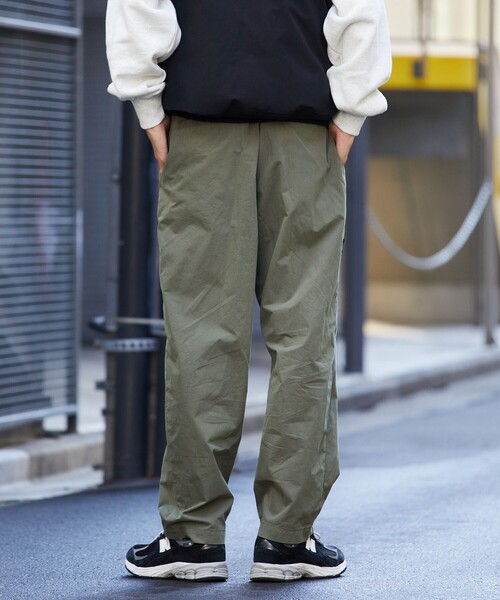 「FREAK'S STORE」 イージーパンツ MEDIUM ブラック メンズ_画像6