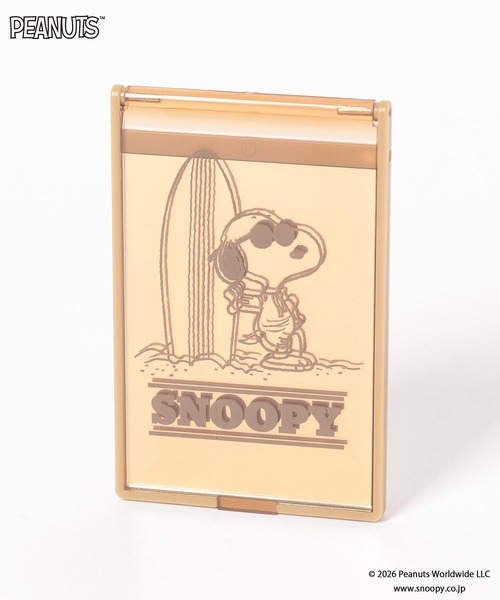 【希少】SNOOPYTOWN10th Anniversaryミラー LOWRYS FARM（ローリーズファーム） コンパクトミラー 「SNOOPY」ミニ