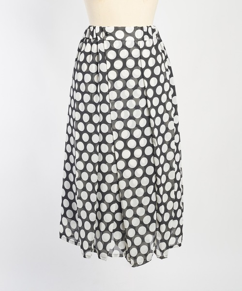 「gomme」 パンツ MEDIUM ブラック×ホワイト レディース_画像8