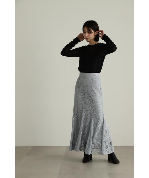「JILL STUART」 スカート 4 ネイビー レディース_画像3