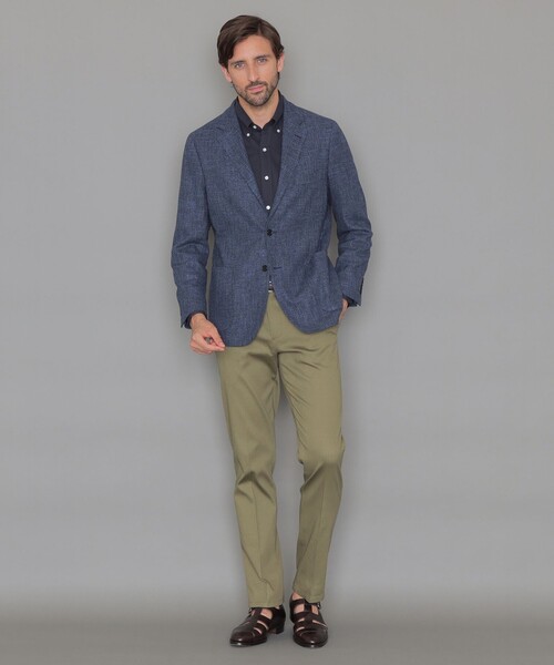 【美品】マッキントッシュロンドン テーラードジャケット ストレッチ ネイビー M MACKINTOSH LONDON（マッキントッシュ ロンドン） テーラード