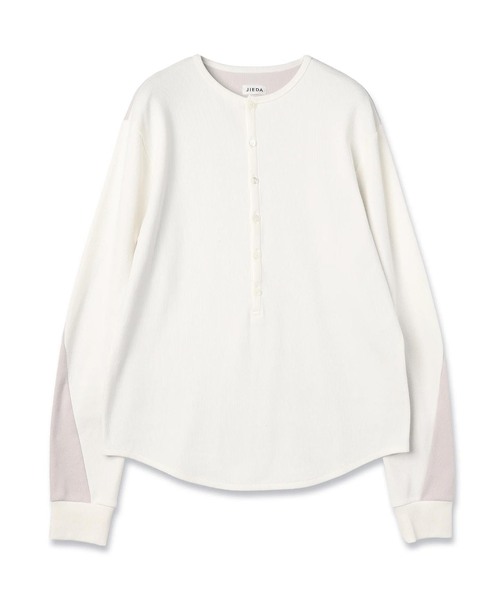 JieDa（ジエダ） ヘンリーネック tシャツ SWITCHING HENRY NECK L/S