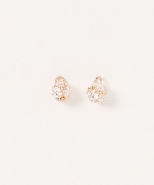 ピアス 「 Palette」K10 キュービックジルコニアチャーム レディース | TAKE-UP | 06