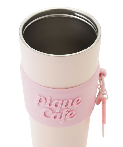 gelato pique（ジェラートピケ） タンブラー 「cafe」ストロー付き
