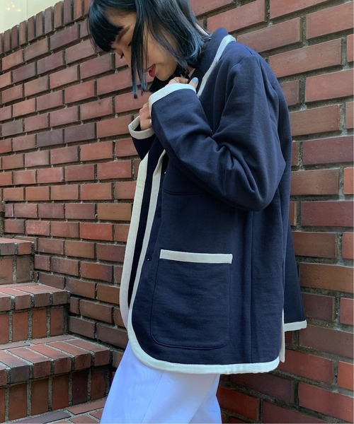 ジャケット テーラードジャケット パイピング レディース : ZOZOTOWN 