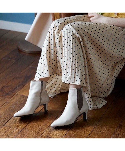 Riz raffinee（リズ ラフィーネ） ブーツ ポインテッドトゥサイドゴア