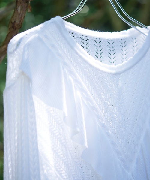 ブラウス シャツ 「seefancy」see-through tops レディース