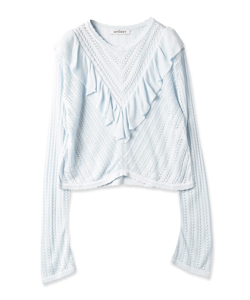 ブラウス シャツ 「seefancy」see-through tops レディース メンズ ブラウス シャツ 「seefancy」see-through tops レディース