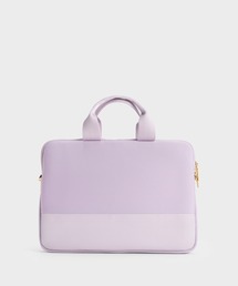 CHARLES ＆ KEITH ビジネスバッグ テクスチャード ラップトップ