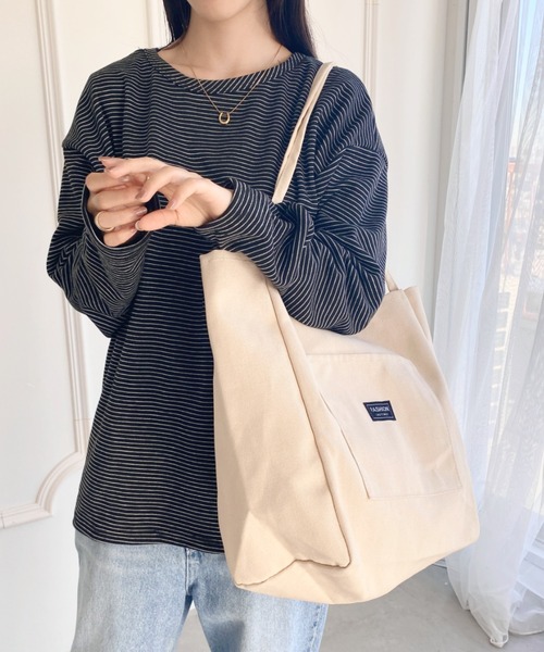 トートバッグ 「A4収納可能」無地キャンバストートバッグ レディース