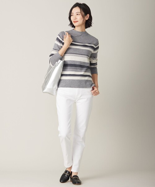 ニット セーター 「洗える」MULTI PITCH STRIPE ボーダー ニット レディース 洗える】MULTI PITCH STRIPE ボーダー ニット / J.PRESS LADIES