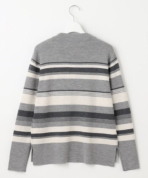 ニット セーター 「洗える」MULTI PITCH STRIPE ボーダー ニット レディース ニット セーター 「洗える」MULTI PITCH STRIPE ボーダー