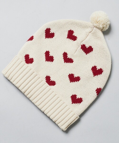 Firsthand（ファーストハンド） ニット帽 ニットキャップ ハートニット