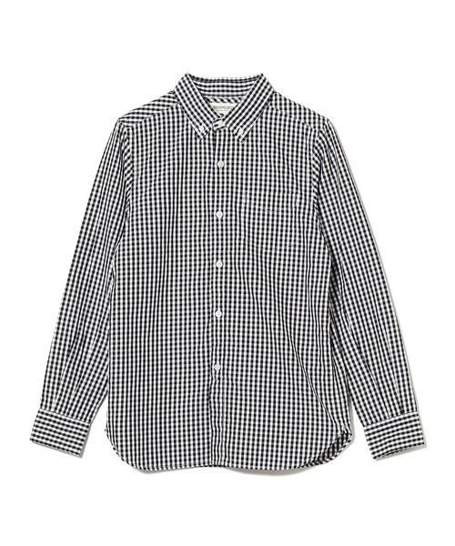 ブラウス シャツ 100/2 ギンガムチェック ボタンダウン シャツ NEW レディース BEAMS BOY ブラウス シャツ 100/2 ギンガムチェック ボタン
