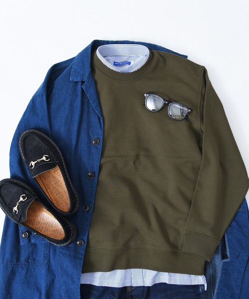 トレーナー スウェット 2-11A6 CA ベーシック クルーネックスウェットトレーナー プルオーバー  裏パイル「CALIFORNIA APPLEL CALIFORNIA APPAREL トレーナー スウェット 2-11A6 CA