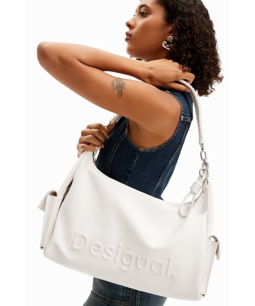 Desigual ショルダーバッグ バッグ ロゴ マキシショルダーバッグ
