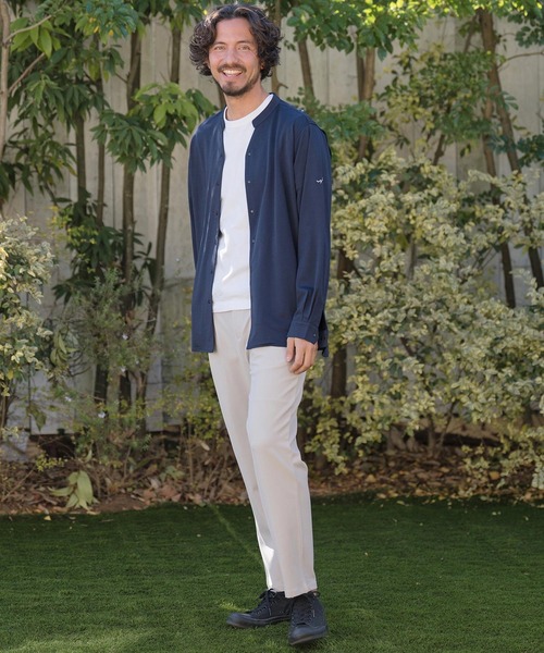 パンツ mp11926- タックパンツ-ストレッチツイル メンズ : ZOZOTOWN