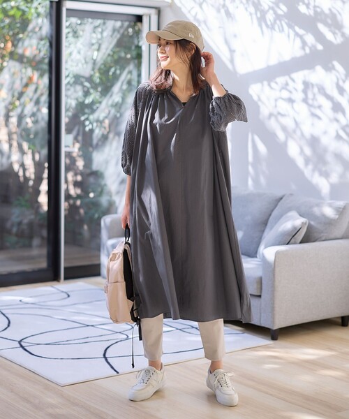 ANY（エニィ） ワンピース 「洗濯機可能」「ペチコート付」エンブロイ