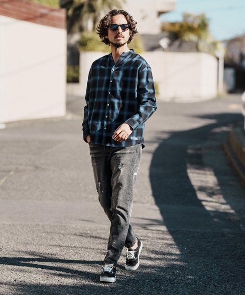 felkod（フィルコッド） シャツ ms5573- Cool Check Flannel Band