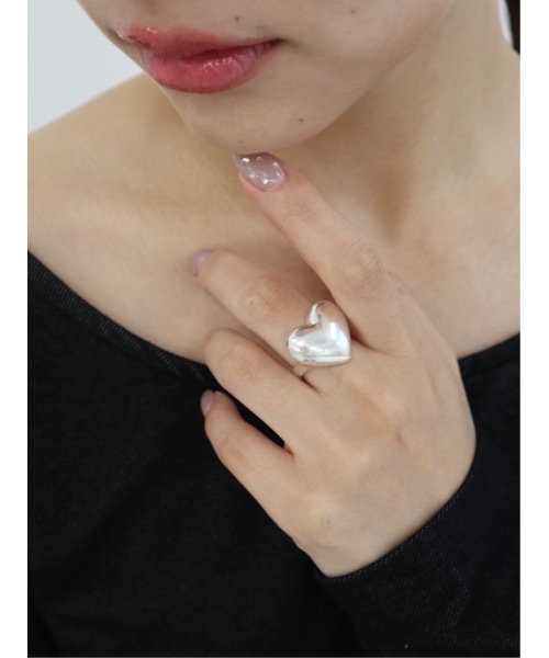 jumelle 指輪 リング silver heart ring レディース : ZOZOTOWN