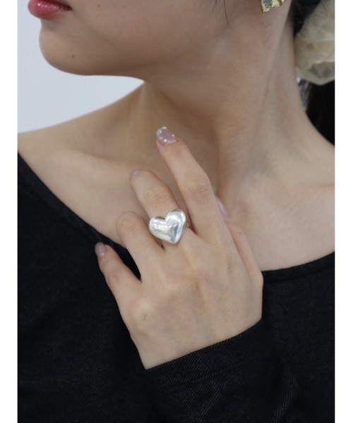 jumelle 指輪 リング silver heart ring レディース : ZOZOTOWN