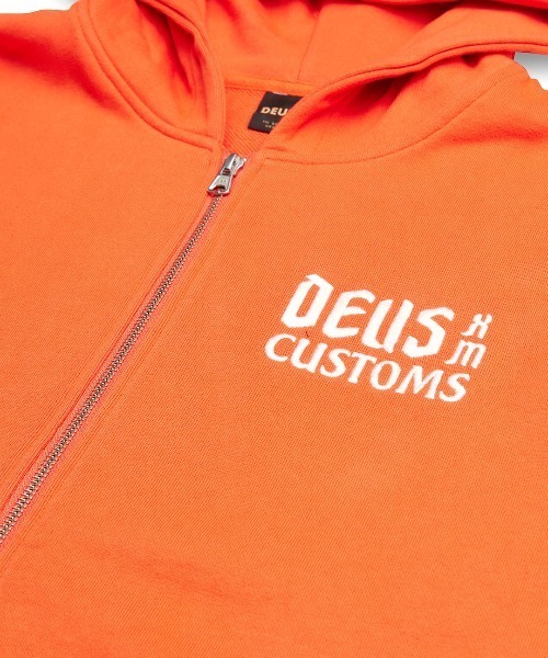 DEUS EX MACHINA パーカー SUPPORTER ZIP HOODIE メンズ