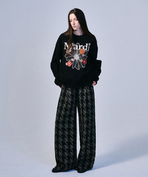 Mardi フラワーグラフィック スウェット Mardi Mercredi トレーナー スウェット SWEATSHIRT FLOWERMARDI
