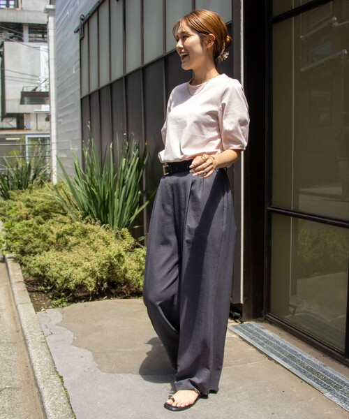 「NOLLEY'S」 長袖シャツ 38 ブルー系その他3 レディース NOLLEY'S（ノーリーズ）の「ミニパール釦シャツ（シャツ