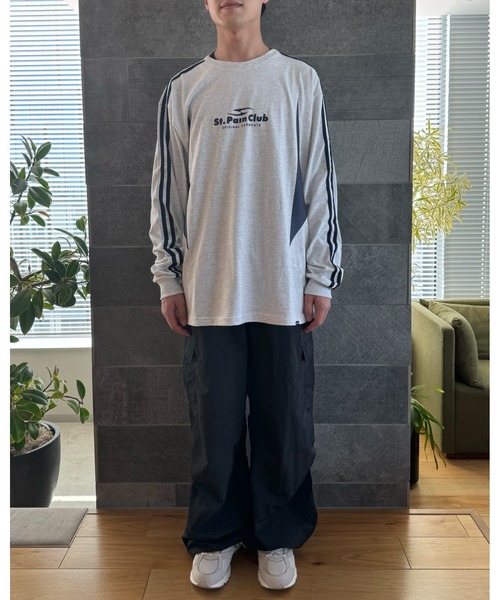 tシャツ 「UNISEX」SAINTPAIN／EMBLEMラインロングスリーブT