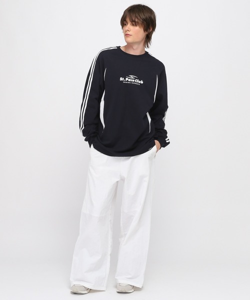 tシャツ 「UNISEX」SAINTPAIN／EMBLEMラインロングスリーブT