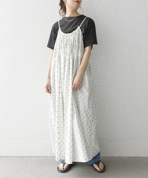 SHIPS for women ワンピース　※クリーニング済み SHIPS any ワンピース any:「洗濯機可能」グリッター プリント