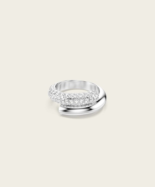 極美品✨スワロフスキー 58/16号 リング 指輪 スワン 大粒 ゴールド系 SWAROVSKI（スワロフスキー） 指輪 リング 「公式」「スワロフスキー