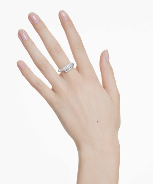 極美品✨スワロフスキー 58/16号 リング 指輪 スワン 大粒 ゴールド系 リング | 男女用 | スワロフスキー