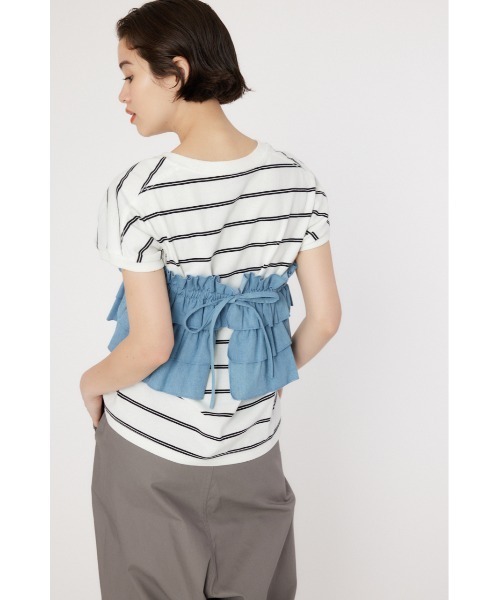 RODEO CROWNS WIDE BOWL つけ襟 付け襟 DENIM MULTI WAY FRILL