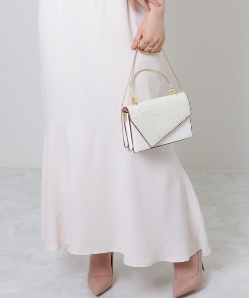 ※※※最終値下げ※※※OFF-WHITE レディースクラッチバッグ 美品 Lace Ladies（レースレディース） クラッチバッグ パーティーバッグ