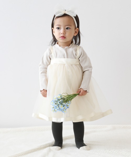 ベビー用品いろいろ devirock（デビロック） ベビー ベビー バイカラータイツ(滑り止め付き