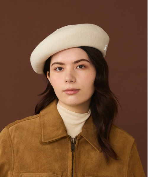 帽子 arth Fur Felt Beret リボンベレー帽