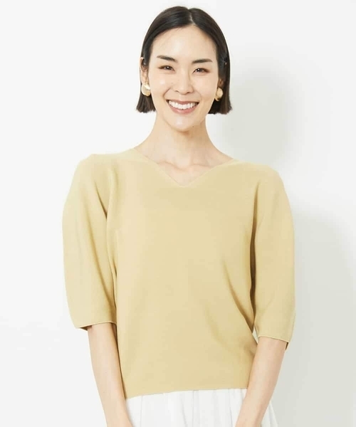 MICHEL KLEIN（ミッシェルクラン） ニット セーター ホールガーメント