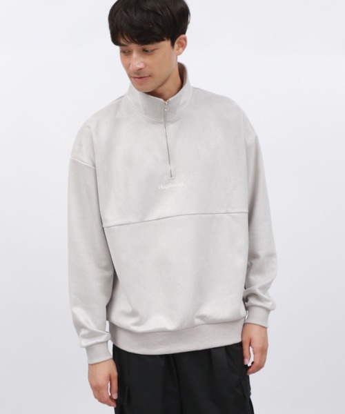 LAKOLE（ラコレ） スエードハーフZIPプルオーバー / 140614 メンズ