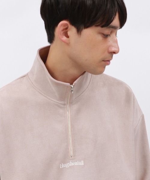 LAKOLE（ラコレ） スエードハーフZIPプルオーバー / 140614 メンズ