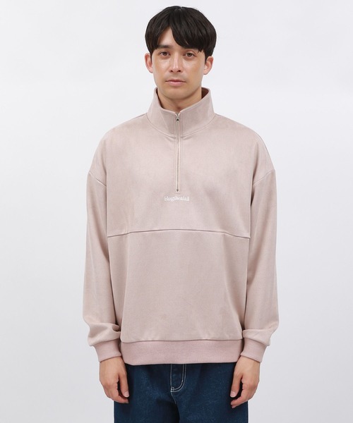 LAKOLE（ラコレ） スエードハーフZIPプルオーバー / 140614 メンズ